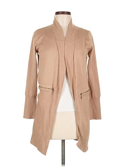 Pre-owned M Magaschoni Cardigan Sweater In Tan