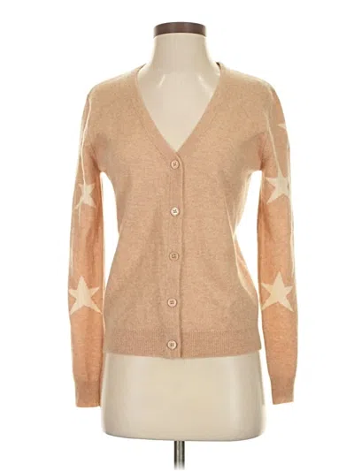 M Magaschoni Cashmere Cardigan Sweater In Brown