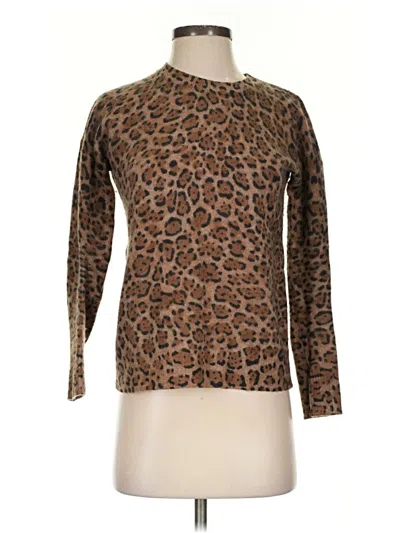 Pre-owned M Magaschoni Cashmere Pullover Sweater In Brown