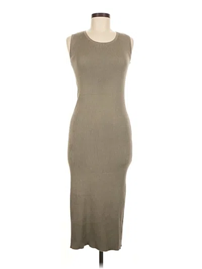 Pre-owned M Magaschoni Casual Dress In Brown