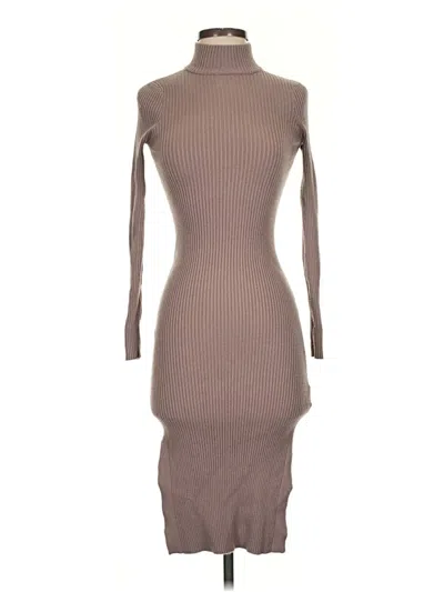 Pre-owned M Magaschoni Casual Dress In Brown