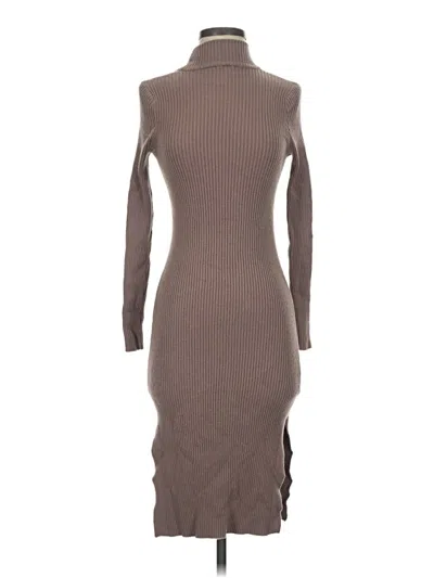 Pre-owned M Magaschoni Casual Dress In Brown