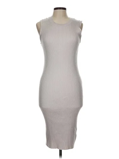 Pre-owned M Magaschoni Casual Dress In Gray