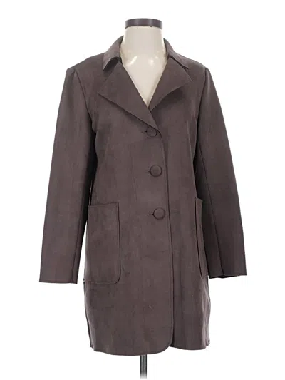 Pre-owned M Magaschoni Coat In Brown