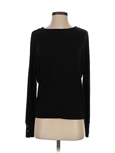 Pre-owned M Magaschoni Long Sleeve T-shirt In Black