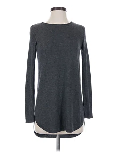 Pre-owned M Magaschoni Long Sleeve T-shirt In Gray