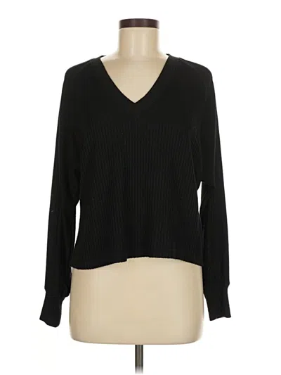 Pre-owned M Magaschoni Pullover Sweater In Black