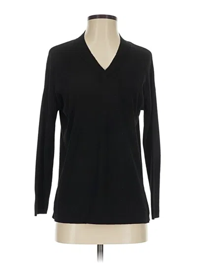 Pre-owned M Magaschoni Pullover Sweater In Black
