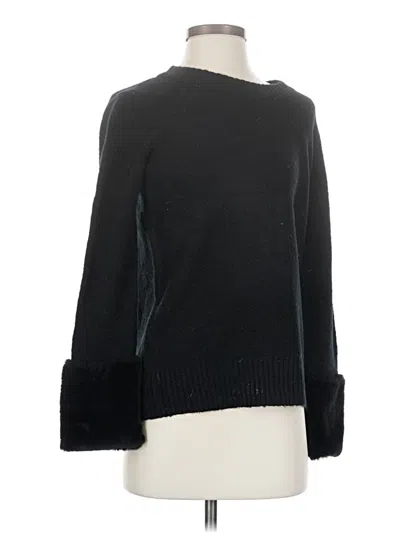 Pre-owned M Magaschoni Pullover Sweater In Black