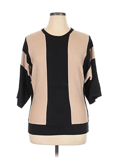 Pre-owned M Magaschoni Pullover Sweater In Black