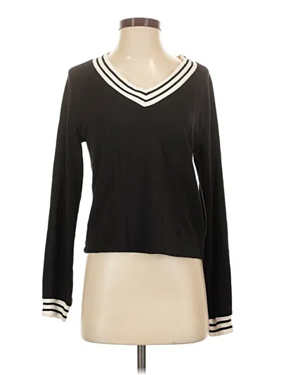 Pre-owned M Magaschoni Pullover Sweater In Black