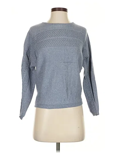 Pre-owned M Magaschoni Pullover Sweater In Blue