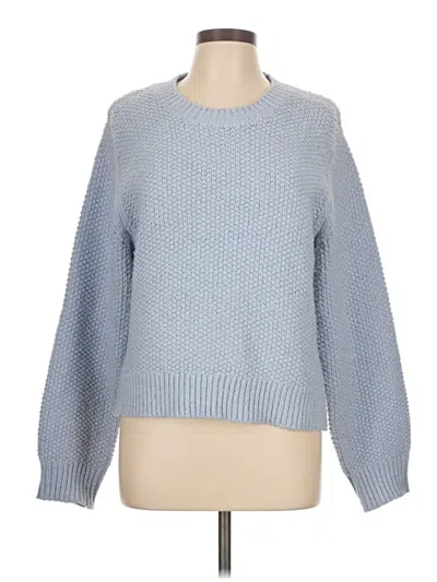 Pre-owned M Magaschoni Pullover Sweater In Blue