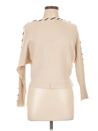 Pre-owned M Magaschoni Pullover Sweater In Brown