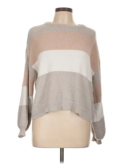 Pre-owned M Magaschoni Pullover Sweater In Brown