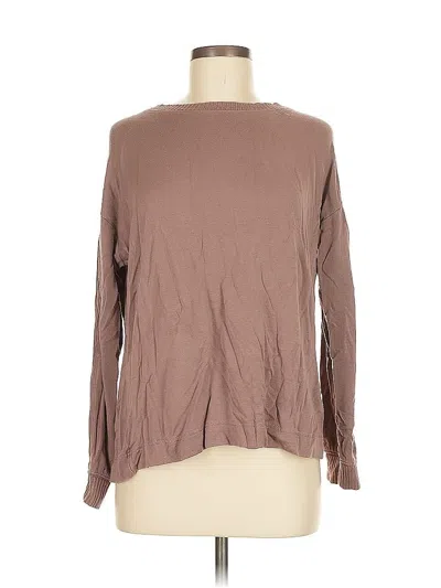 Pre-owned M Magaschoni Pullover Sweater In Brown