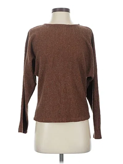 Pre-owned M Magaschoni Pullover Sweater In Brown