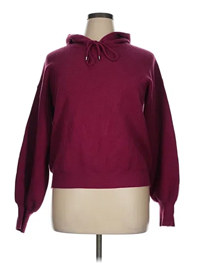 Pre-owned M Magaschoni Pullover Sweater In Burgundy