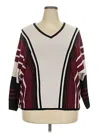 M Magaschoni Pullover Sweater In Burgundy