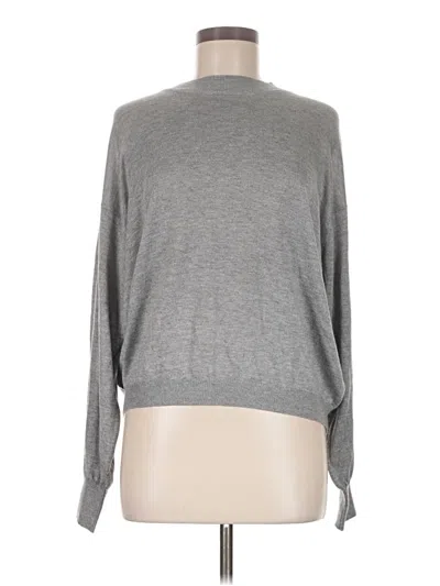 Pre-owned M Magaschoni Pullover Sweater In Gray