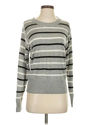 Pre-owned M Magaschoni Pullover Sweater In Gray