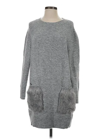 Pre-owned M Magaschoni Pullover Sweater In Gray