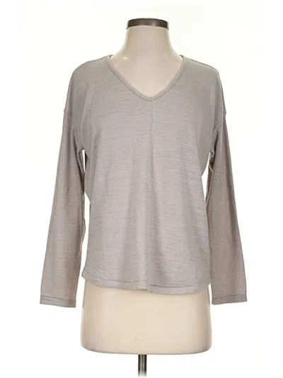 Pre-owned M Magaschoni Pullover Sweater In Gray