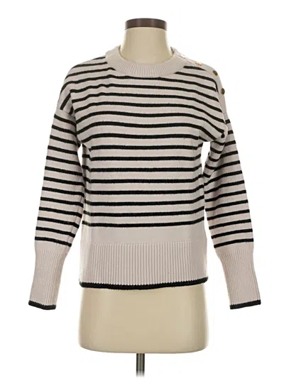 Pre-owned M Magaschoni Pullover Sweater In Ivory