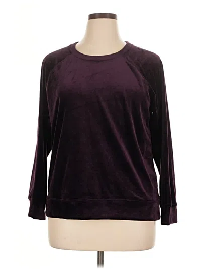 Pre-owned M Magaschoni Pullover Sweater In Purple