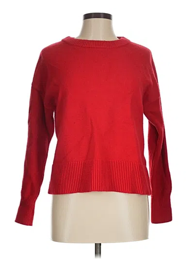 Pre-owned M Magaschoni Pullover Sweater In Red