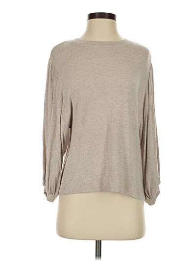 Pre-owned M Magaschoni Pullover Sweater In Tan