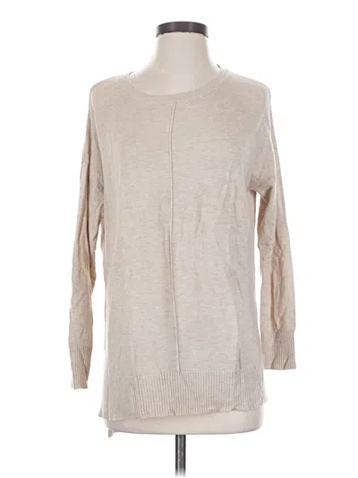 Pre-owned M Magaschoni Pullover Sweater In Tan