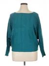M Magaschoni Pullover Sweater In Teal