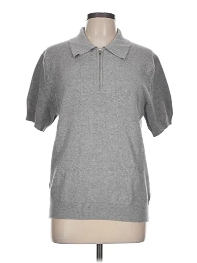 Pre-owned M Magaschoni Sweater Vest In Gray