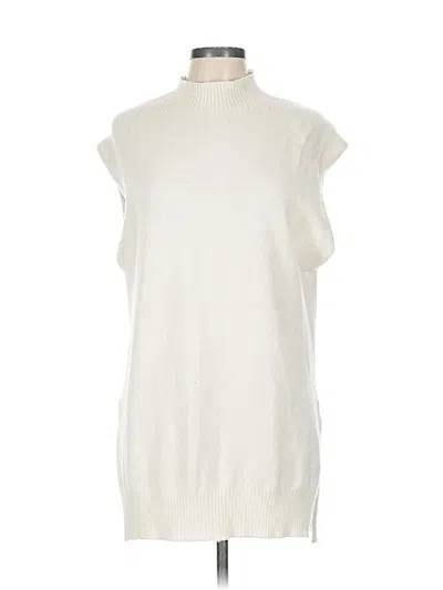 Pre-owned M Magaschoni Sweater Vest In Ivory