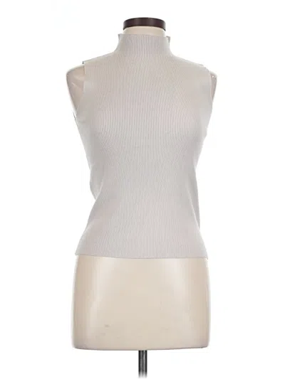 Pre-owned M Magaschoni Sweater Vest In Silver