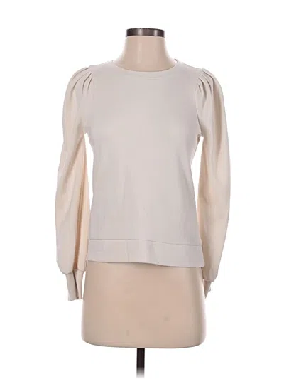 Pre-owned M Magaschoni Sweatshirt In Ivory