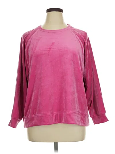 Pre-owned M Magaschoni Sweatshirt In Pink