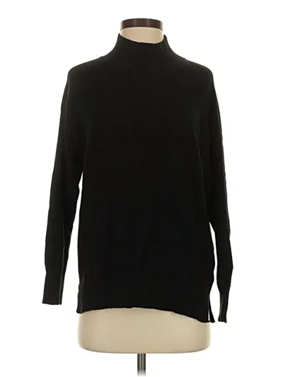Pre-owned M Magaschoni Turtleneck Sweater In Black