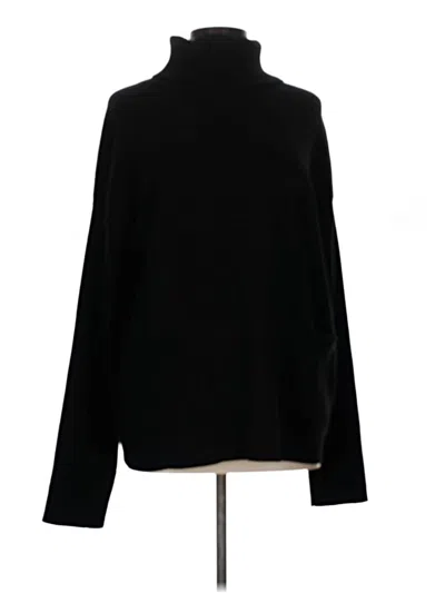 Pre-owned M Magaschoni Turtleneck Sweater In Black