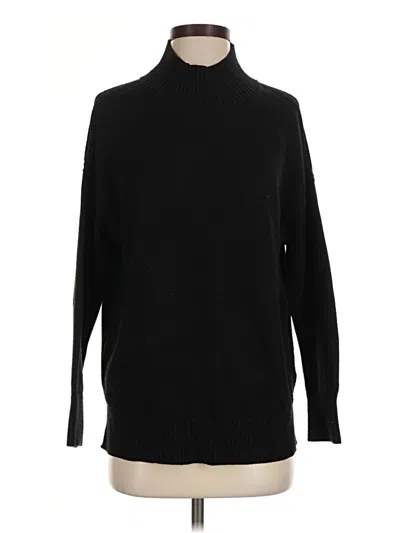 Pre-owned M Magaschoni Turtleneck Sweater In Black