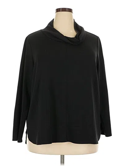 Pre-owned M Magaschoni Turtleneck Sweater In Black