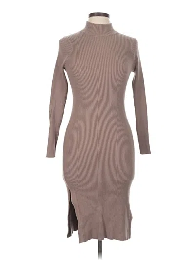 Pre-owned M Magaschoni Turtleneck Sweater In Brown