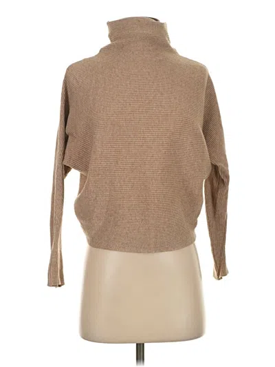 Pre-owned M Magaschoni Turtleneck Sweater In Brown