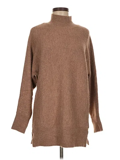 Pre-owned M Magaschoni Turtleneck Sweater In Brown