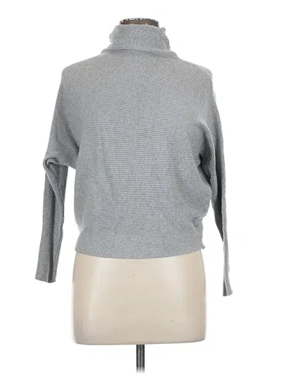 Pre-owned M Magaschoni Turtleneck Sweater In Gray