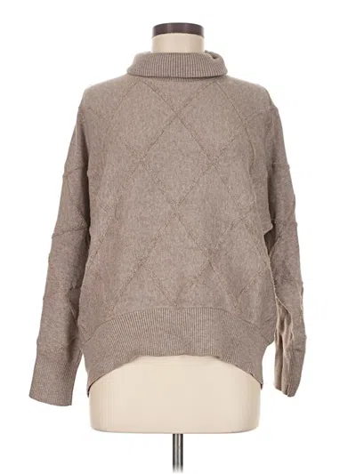 Pre-owned M Magaschoni Turtleneck Sweater In Gray