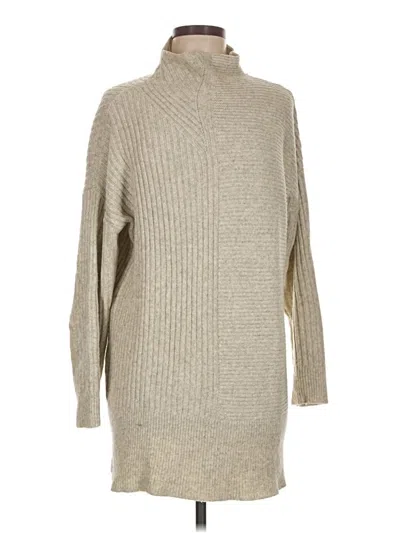 Pre-owned M Magaschoni Turtleneck Sweater In Tan