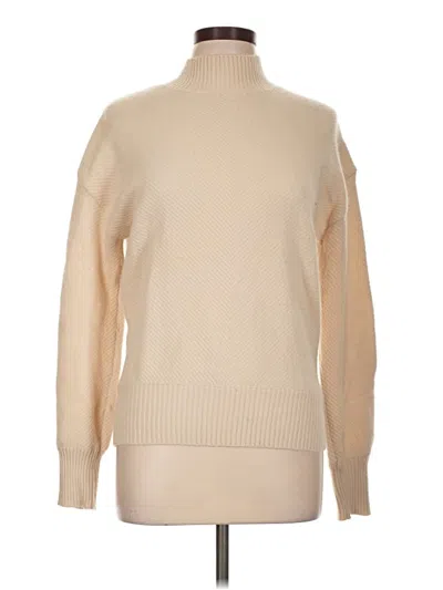 Pre-owned M Magaschoni Turtleneck Sweater In Tan