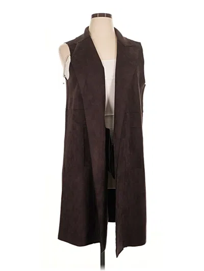 Pre-owned M Magaschoni Vest In Brown